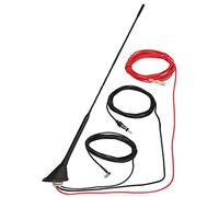 Audioproject A291 - Universal DAB Antenne Auto 40cm Auto Antenne Dach SMB DIN - 5m Kabel - Verstärker KFZ 16V Autoantenne Dachantenne für VW Audi Opel Ford BMW Mini - für DAB Radio