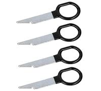 Audioproject A390-50 - 4 Stück Set gummiertes Autoradio Entriegelungswerkzeug Ausbauwerkzeug kompatibel für Ford Fiesta Focus Mondeo C-Max 6000CD Sony CD DIN Auto Radio Entriegelung Werkzeug