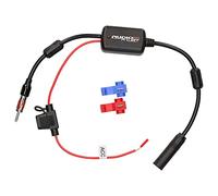 Audioproject A394 - Autoradio Antennenverstärker DIN AM FM - 12 V Auto Radio Universal Verstärkung 25 db - kompatibel für Sony Pioneer JVC Kenwood Alpine Autoantenne Verstärker Ferrit Kern