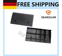 Auffahrrampe Set 10cm Hoch Rollstuhlrampe rutschfeste Rampen Schwellenrampe