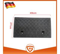 Auffahrrampe Set 2 Stück Bordsteinrampe Rollstuhlrampe Gummirampe Tragbar Rampe
