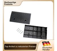 Auffahrrampe Set 2 Stück Bordsteinrampe rutschfeste Rampen Rollstuhlrampe
