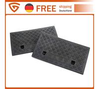 Auffahrrampe Set Rollstuhlrampe Türschwellenrampe Gummirampe Tragbar Rampe