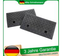 Auffahrrampe Set Tragbar Rampe rutschfeste Rampen Schwellenrampe Rollstuhlrampe