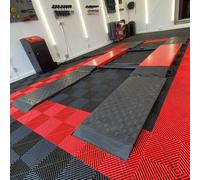 Auffahrrampen 4er SET für Scherenhebebühne Überfahrrampen Hebebühne Scherenbühne