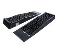 BGS 9759 | Auffahrrampen-Satz | 2-tlg. | Kunststoff | extra flach | Laderampe | Autorampe | Faltrampe