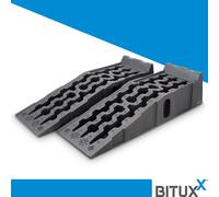 Auffahrrampen Unterlegkeile Auffahrt Plattform PKW KFZ 245mm breit 6T 2x BITUXX