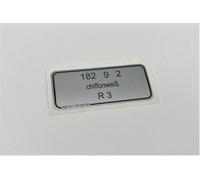 Aufkleber Chiffonweiß - Porsche Farbcode 182