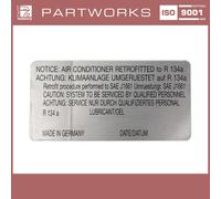 Aufkleber Klimaanlage für PORSCHE 911 G '84- 964 928 944 96470114102