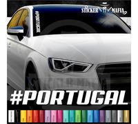 Aufkleber Portugal Portoguesa Auto Frontscheibe Wappen Flagge Sticker Folie