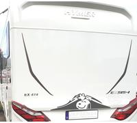 Aufkleber Snoopy 100x25cm CW36 für Auto Wohnmobil Wohnwagen Wand Womo