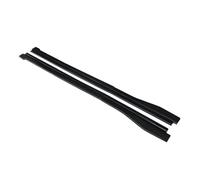 Aufsatz Seitenschweller Für Toyota Für Corolla 2014-2022 Schwarz/Carbon Look ABS Auto Seite Rock Verlängerung Lip Splitter(Matte Black)