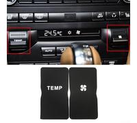 AugustknowU AC Climate Control Button Overlay Aufkleber für Porsche 911 für Boxster 987 Entwickelt für nahtlose Integration mit Armaturenbrett