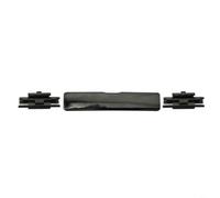 AugustknowU Auto-Dachreling-Zierleiste, Ersatz für Mercedes E-Klasse W211 2003-2008, ABS und Polycarbonat, schwarz, unlackiert, OEM-Nummer 2116903162, einfache Installation (schwarz)