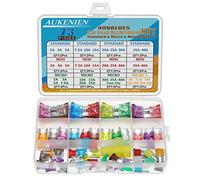 AUKENIEN Autosicherungen Set Gemischt 40 Werte Standard Mini Micro Micro2 Auto Sicherung 2A 3A 5A 7,5A 10A 15A 20A 25A 30A 35A 40A KFZ Sicherungen Flachsicherungen für PKW LKW