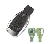 AULESSE 3 Tasten 433 MHz Autoschlüssel Fernbedienung Schlüsselanhänger mit BGA Chip NEC Klinge Für Mercedes Ben-z A B C E S G Class CLK SLK ML Klasse W204 W211 Funkschlüssel Gehäuse