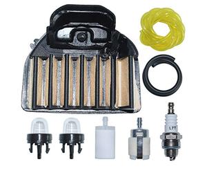 AUMEL 537255701 Luftfilter Vergaser Tune Up Kit Für Husqvarna 455E 455 Rancher 460 461 GasErsatzteil mit Kraftstoffleitungsfilter