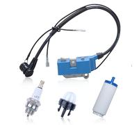 AUMEL Zündspule für Husqvarna K750 K760 K770 K970 Trennscheibe Ersatzteile mit Zündkerze Kraftstofffilter Entlüftungspumpe 510115601 510115602
