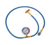 Aupoko R134A Autoklimaanlage Kältemittel Ladeschlauch Set - 150 cm Messschlauch mit 250 PSI Manometer & Schnellkupplung, Inklusive Can Tap Ventil für R134A/R12/R22, Ideal für Auto KFZ Klimaanlage