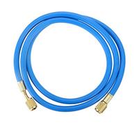 Aupoko R134A Füllschlauch 1,5 m 800 PSI, R410A Kältemittel-Ladeschlauch 1/4 Zoll SAE Flare für Auto Klimaanlagensystem R410A R22 R134A R12 R502