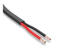 AUPROTEC KFZ Kabel 2x0,75 mm² Meterware flach FLRYY I Flachkabel Fahrzeugkabel/Fahrzeugleitung verschiedene Anwendungen I 2 poliges Kabel für Anhänger geeignet