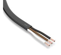 AUPROTEC KFZ Kabel 3x1,0 mm² Meterware flach FLRYY I Flachkabel Fahrzeugkabel/Fahrzeugleitung Verschiedene Anwendungen I 3 poliges Kabel für Anhänger geeignet