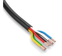 AUPROTEC KFZ Kabel 6x1,5 mm² + 1x2,5 mm² Meterware rund FLRYY I Autoelektrik Rundkabel Fahrzeugkabel/Fahrzeugleitung I 7 poliges Kabel für Anhänger geeignet