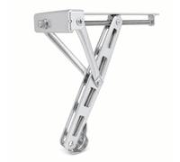 ProPlus Ausdrehstütze Wohnwagen Wohnwagenstützen Kurbel Stützen Anhängerstütze (1100kg 597x280mm H:497mm)