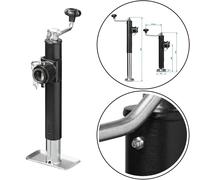 Ausdrehstütze klappbar 1000kg Abstellstütze 390-640mm Stützfuß Anhänger Stahl
