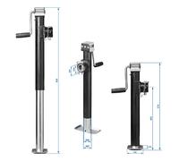 ProPlus Abstellstütze ausdrehbar Ausdrehstütze 1000kg Anhänger Wohnwagen Caravan Bagger