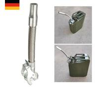 flexibler Auslauf Stahl 37 cm silber/grün