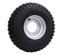Ausla 16x8-7 ATV GO Kart Rad, Pünktungsnachweis 7 Zoll Tubeless Rad mit 4 Löcher Reifen Rand Montage für Quad Off Road, Wagen, Rasenmäher