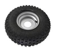 Ausla 16x8-7 ATV Reifen mit Felgen, Aluminiumlegierung All-Terrain 4-Loch Radreifen mit Passenden Felgen für UTV Quad Off-Road Go-Kart, Wagen, Mini-Motorrad, Rasenmäher