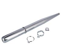 Auspuff Ø28 mm komplett, chrom - Simson KR51/2 Schwalbe