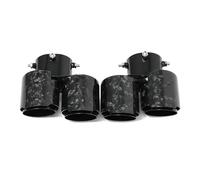 Auspuff Abgasschlauch Quad-Auspuffspitze Für 840i G14 G15 G16, Edelstahl, Schwarze Schalldämpfersystemdüse, Kohlefaser Auspuffrohr(Carbon Fiber A)