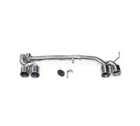 Auspuff Abgasschlauch Quad-Auspuffspitze Für F30 F31 320i 330i 328i 2017-2019, Für M3 Look, Endrohr, Schalldämpferspitze, Düsensystem Auspuffrohr(Silver 48MM)