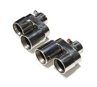 Auspuff Abgasschlauch Quad-Auspuffspitze Für G20 G21 330i 330d 330e Schalldämpfersystem Düsenrohr Endrohr Tuning Kohlefaser Auspuffrohr(Silver A)