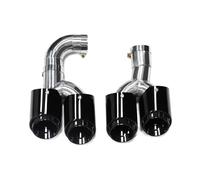 Auspuff Abgasschlauch Quad-Auto-Auspuffspitze Für X3 G01 X4 G02 2022+, Geändert Für X3M X4M, Stoßstangensystem, Düse, Schalldämpfer, Endrohr Auspuffrohr(Black A)