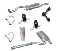 Auspuff Auspuffanlage Audi A4 B5 1.8 20V 8D2 8D5 + Montagesatz