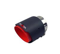 Auspuff Blende Endrohr 1 Stück Carbon-Auspuffblenden Für Mazda Für CX-5 Für Cx-4 Für Cx-3 Für Axela Pipe Modifizierte Dekorative Endspitze (Farbe : B)