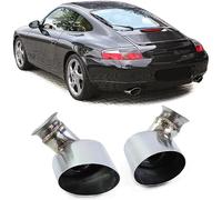 Auspuff Endrohre Edelstahl oval 115 * 85 mm für Porsche 911 996 98-01 3.4 221kw