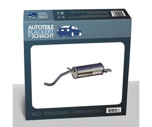 Auspuff Endtopf für SEAT IBIZA III / SKODA FABIA I + Stufenheck / VW POLO