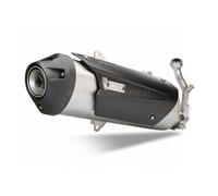 MIVV Urban Auspuff C.GL.0009.K für Aprilia/Gilera/Piaggio Endschalldämpfer silber Edelstahl
