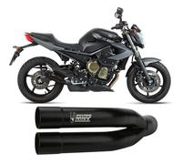 Auspuff exhaust MIVV Double Gun Schwarz Inox Yamaha Xj6 Xj6 Diversion 2009 2016