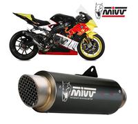 MIVV GP Pro Auspuff schwarz B.031.LXBP für BMW S 1000 RR 17- Endschalldämpfer schwarz Edelstahl