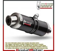 Auspuff exhaust MIVV GP Schwarz Edelstahl fur Aprilia Tuono V4 Aprc 2011 > 2016