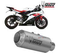 Auspuff exhaust MIVV MK3 Edelstahl kat fur YAMAHA YZF 600 R6 2006 > 2016