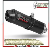 Auspuff exhaust MIVV Oval Carbon fur Honda Xlv Transalp 700 2008 > 2013