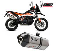 Auspuff exhaust MIVV Speed Edge Edelstahl kat KTM 790 ADVENTURE R 2019 > 2020