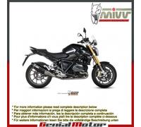Auspuff exhaust MIVV Speed Edge Schwarz Edelstahl Bmw R 1200 R Rs 2015 > 2018